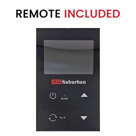 Suburban ST-60 installed in RV utility bay demonstrating compact, secure fit