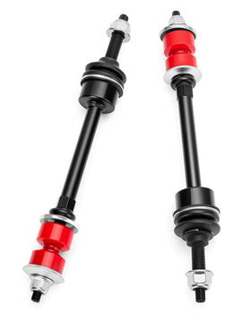 SUCOSO front assembly showing complete sway bar link and improved stability