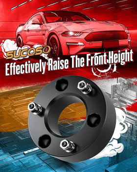 SUCOSO lifestyle shot of raised Silverado showcasing aggressive look and capability