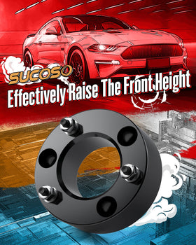 SUCOSO retail packaging and label for shipped leveling kit