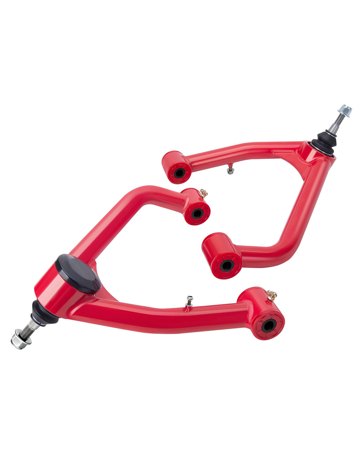 SUCOSO upper control arm front view showing fitment and improved alignment
