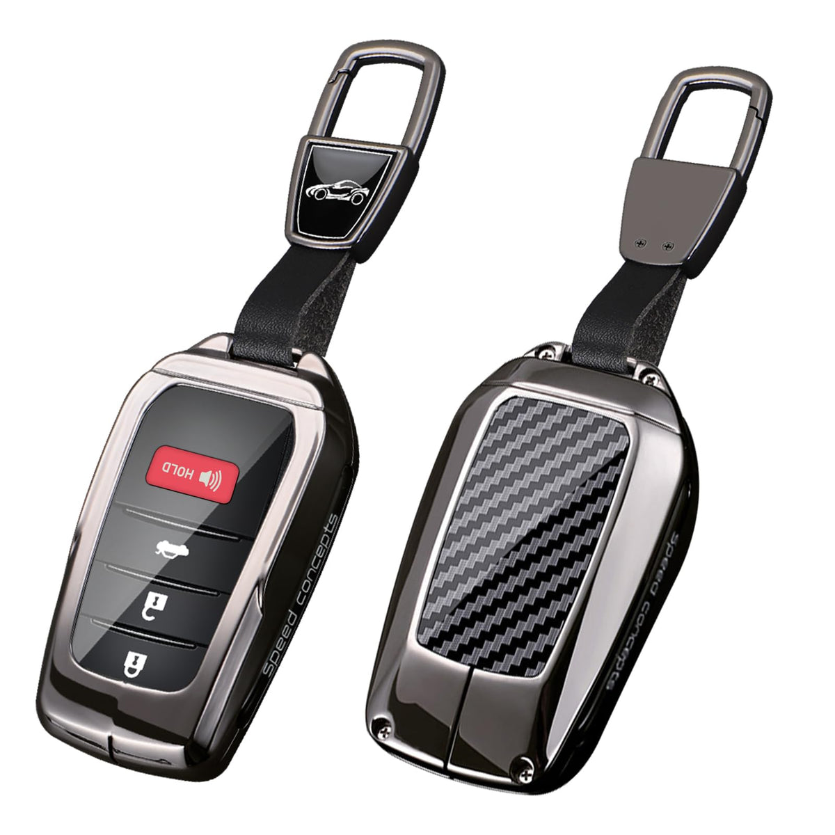 Sucxyor front view key fob cover showing neat fit and premium look