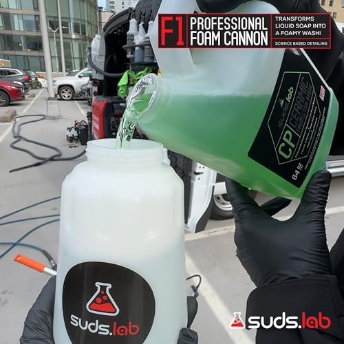 suds.lab foam ratio dial detail for adjustable soap-to-water mixing