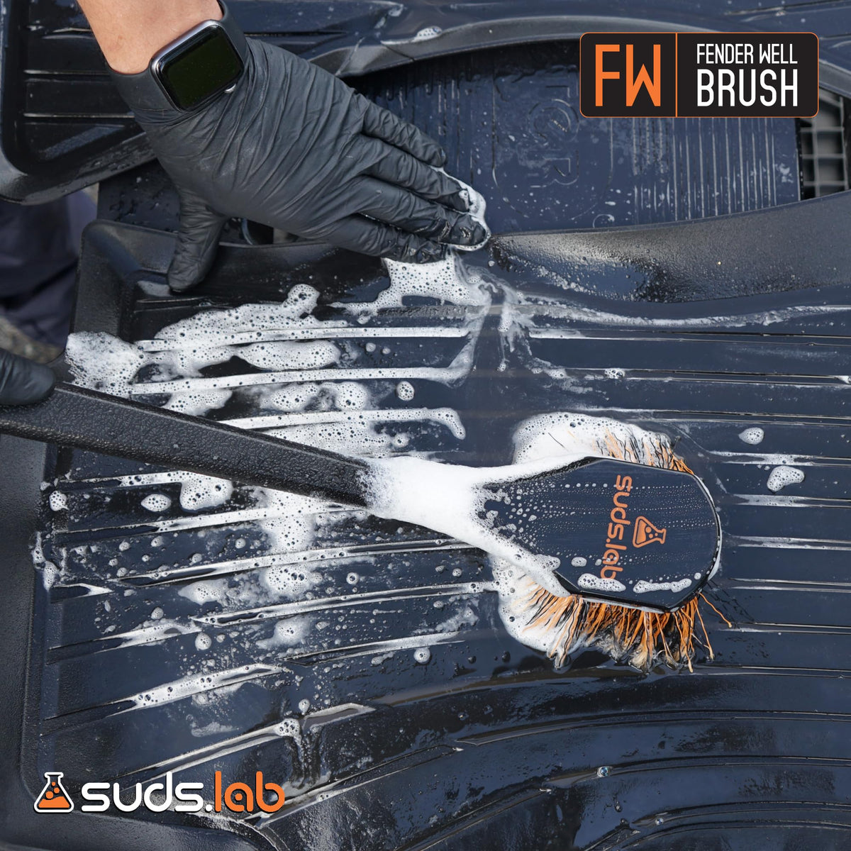 suds.lab side profile highlighting slim design for tight spaces