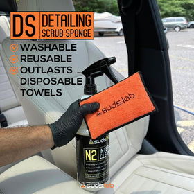 suds.lab pad polishing dashboard for streak-free interior finish