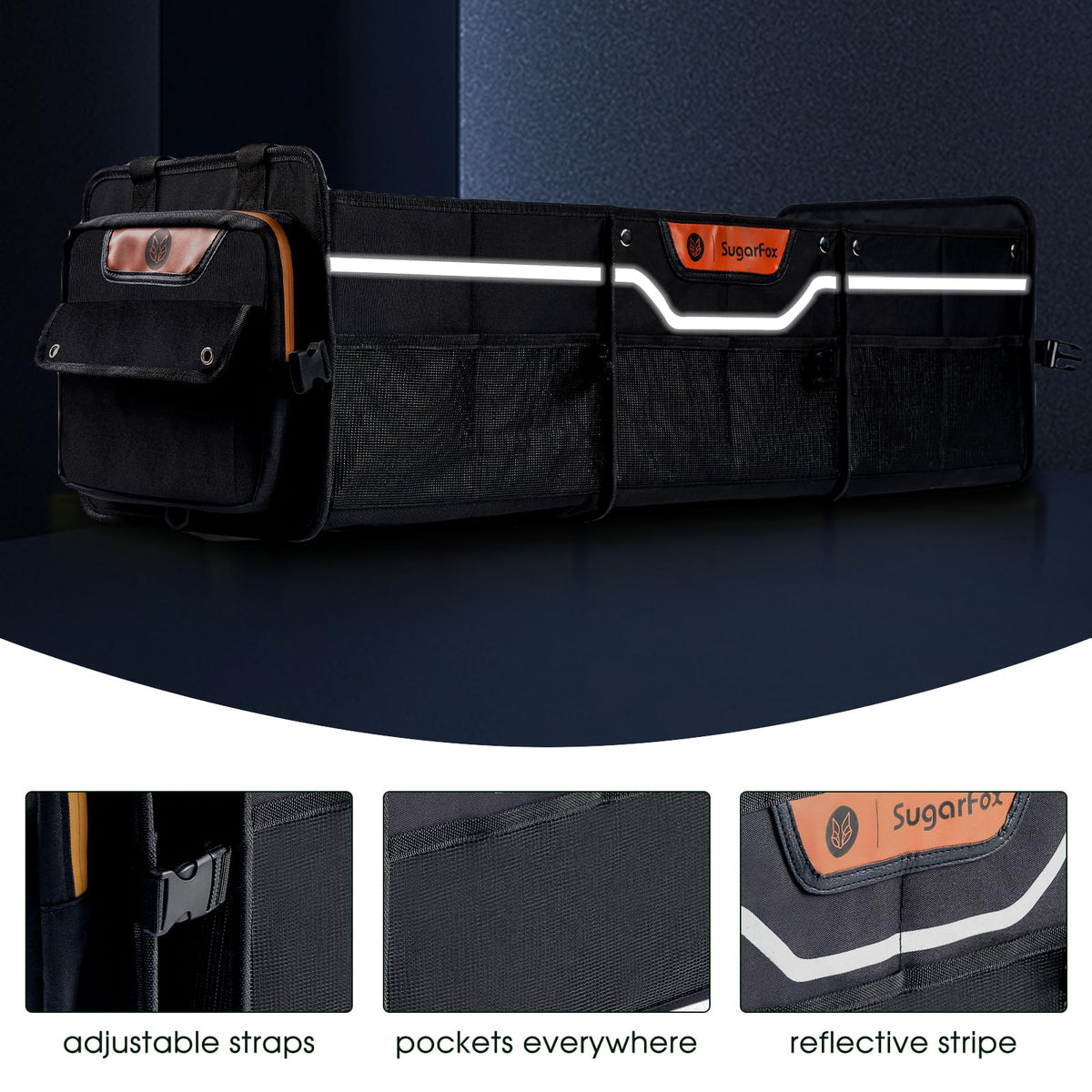 SugarFox detachable insulated cooler close-up demonstrating leak-proof temperature retention