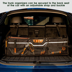 SugarFox installed in an SUV trunk showing tidy transport and easy access