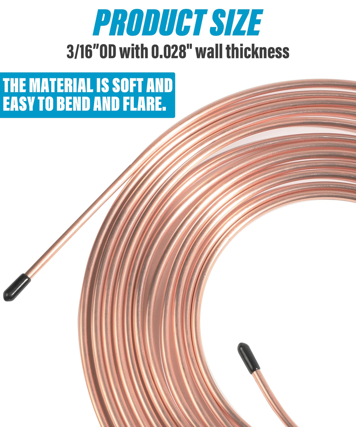 SUJADE YAKEFLY tube bend flexibility close-up showing kink-free shaping