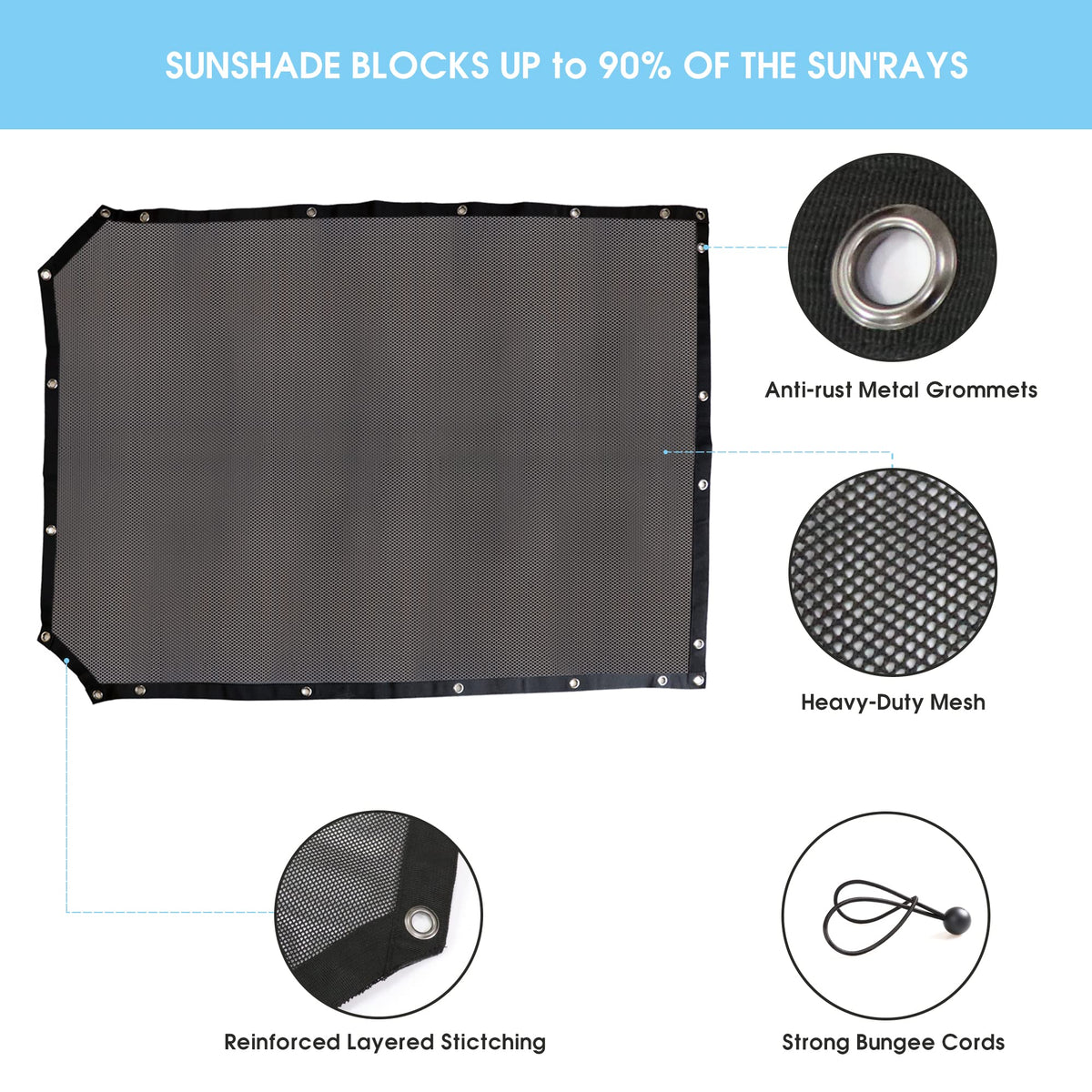 sukemichi bungee attachment point illustrating secure fit and reduced flapping