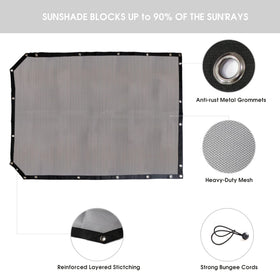sukemichi bungee cord attachment detail securing the top and preventing sag