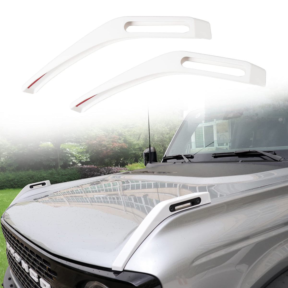 sukemichi front packaging showing hood hinge covers and benefits