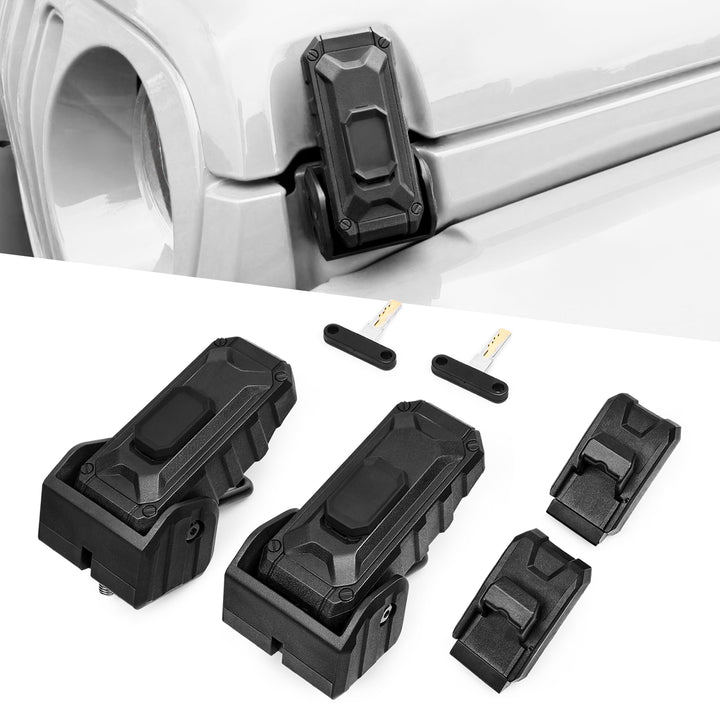 sukemichi front packaging showing complete latch kit and benefit secure fit