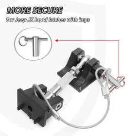 sukemichi hood latch close-up machining detail highlighting durable construction