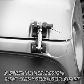 sukemichi hood latch on off-road Jeep demonstrating rugged reliability
