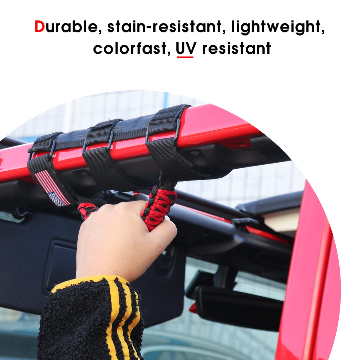 sukemichi handle mounted on front roll bar providing passenger support benefit
