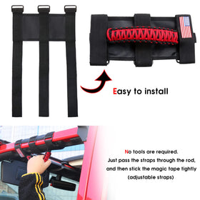 sukemichi handle mounted on rear roll bar protecting bar padding benefit