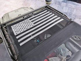 sukemichi installed on Jeep rear view showing leaf blocking and airflow