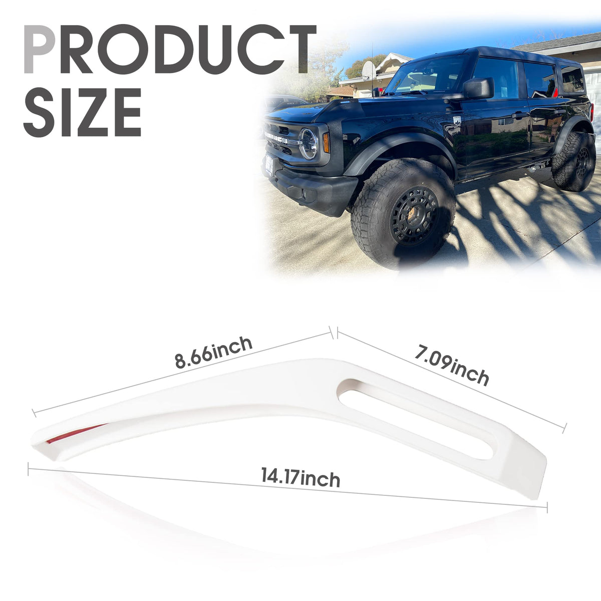 sukemichi product label showing fitment for 2021–2026 Bronco models