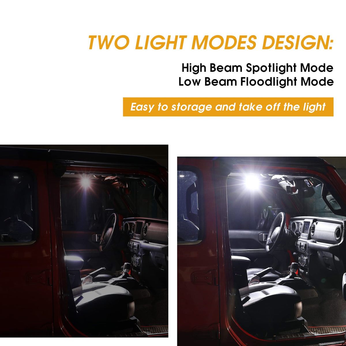 sukemichi detachable LED dome shown removed for portable use and charging