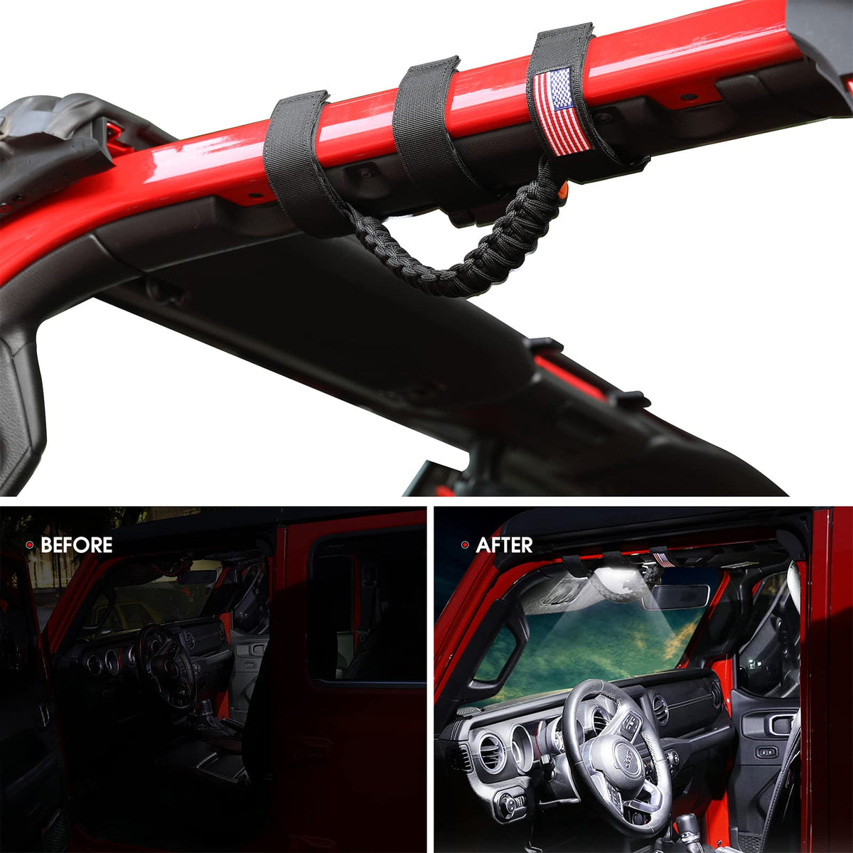 sukemichi handled vehicle interior lit at night improving visibility