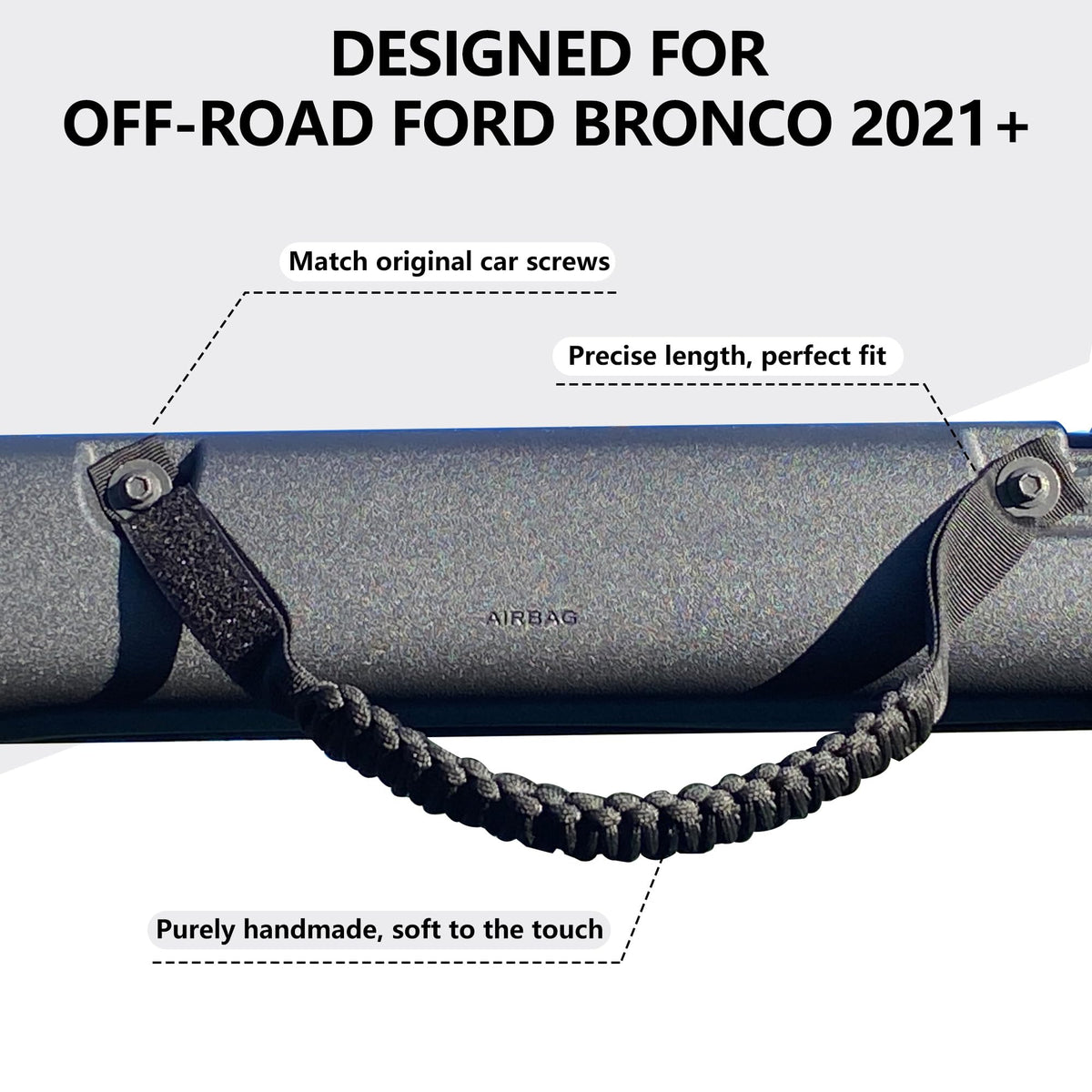 sukemichi lifestyle shot in Bronco interior showing rugged comfort benefit