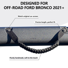 sukemichi lifestyle shot in Bronco interior showing rugged comfort benefit