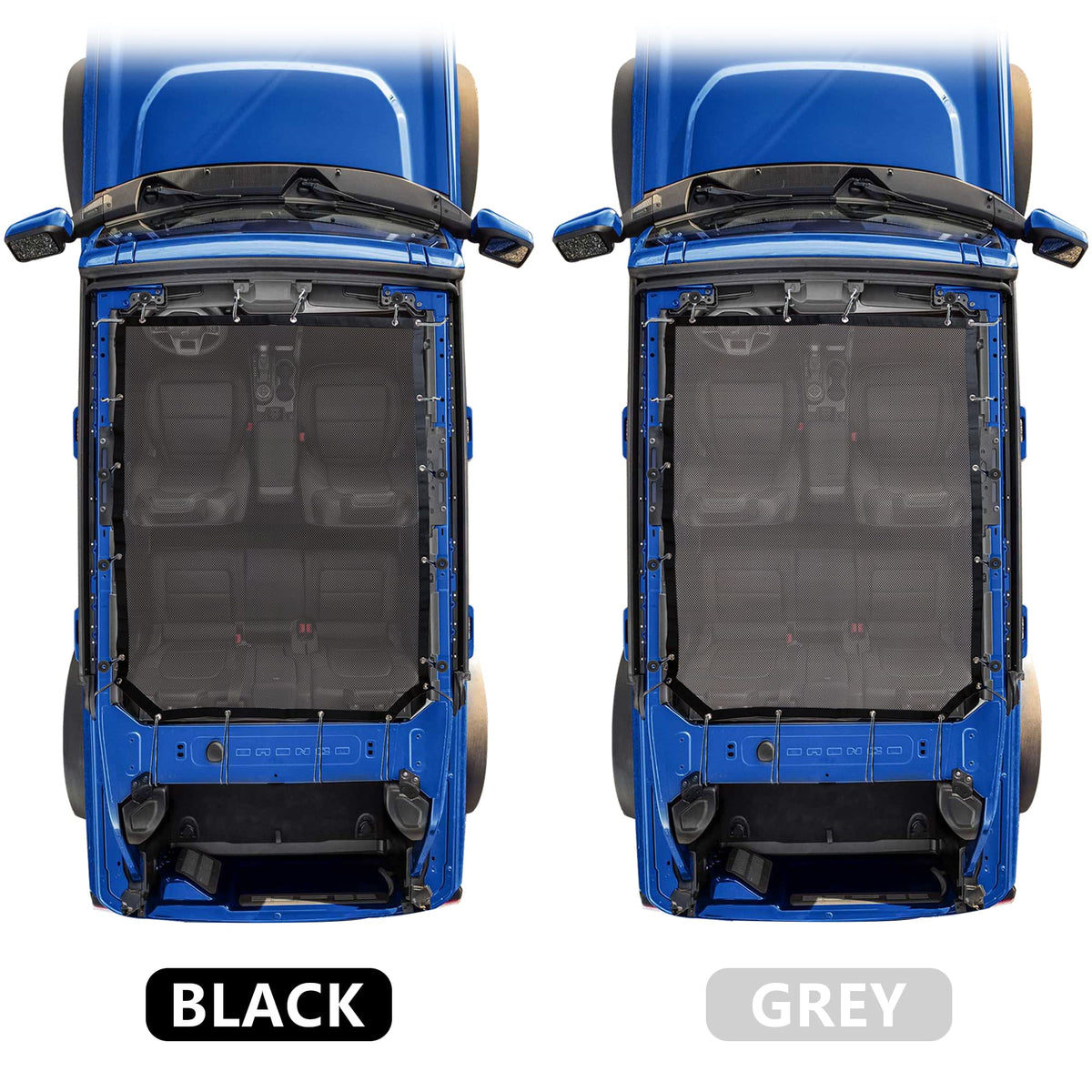 sukemichi size comparison with Bronco showing accurate 4-door fitment