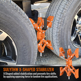 Sulythw close-up of raised ribbed pedal providing extra tire grip and slip prevention