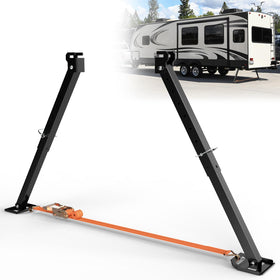 Sulythw stabilizer front view showing secure trailer mounting and improved steadiness