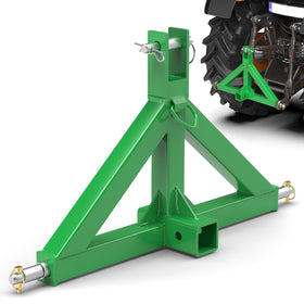 Sulythw front view of 2-inch receiver showing compact hitch versatility