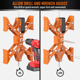 Sulythw side profile expanded to show adjustment range and stability advantage