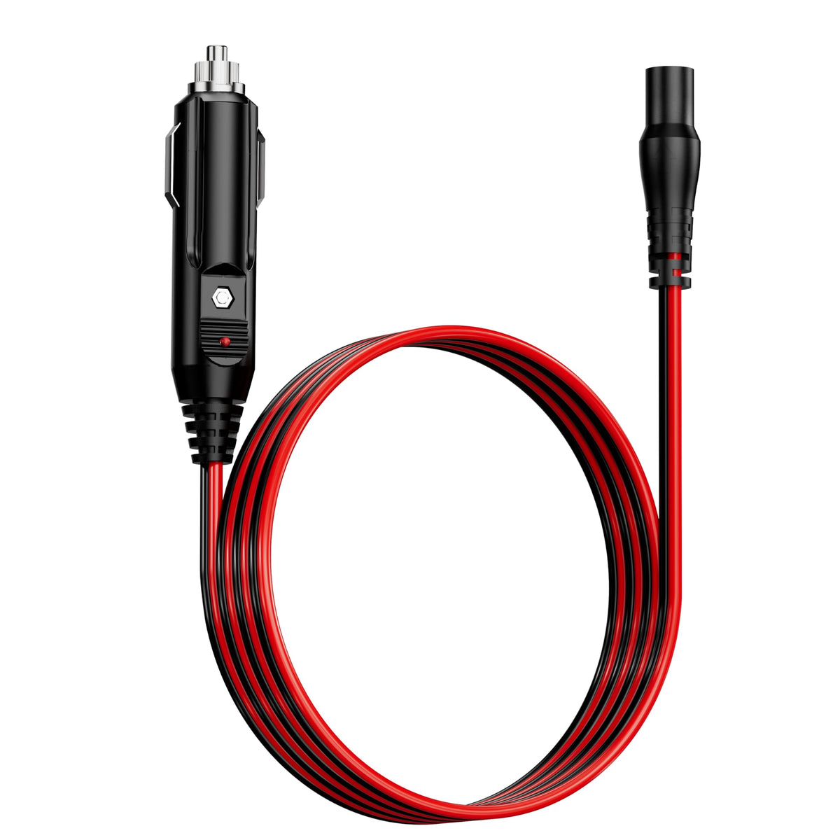 sumaxium front view charger plug showing durable build and easy insertion