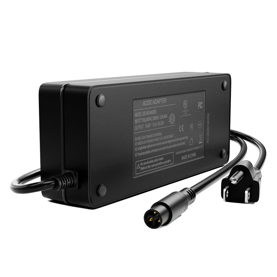 sumaxium front view of fast charger showing compact weatherproof body and label benefit quick charging