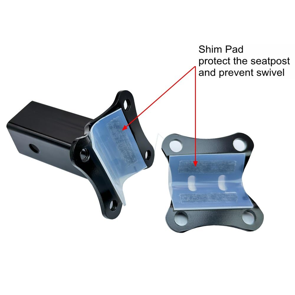 SUMERIANS TARTUF hitch installed on a bike demonstrating ready-to-tow setup