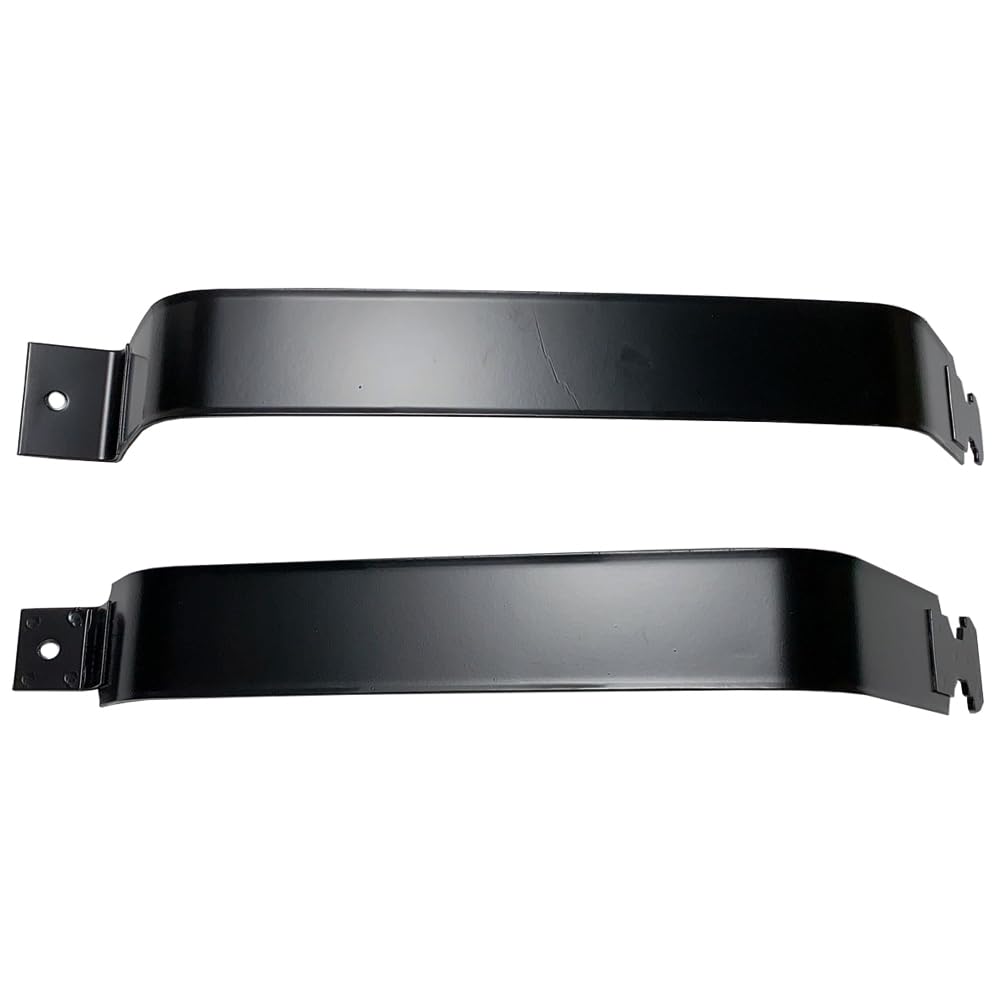 SUMHEN front view of both black fuel tank straps showing fit and finish benefit