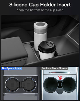 SUMK installed in Model Y Juniper illustrating tailored fit and tidy cabin