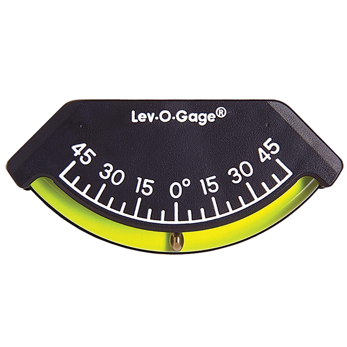 Sun Company Lev-o-gage front view showing clear scale and bright tube for quick reads