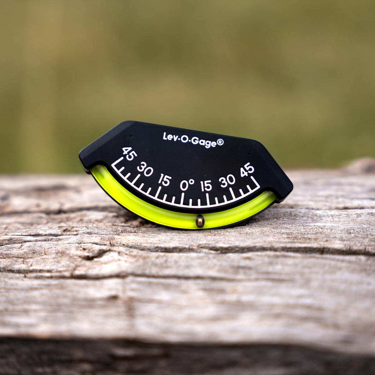 Sun Company mounted on a vehicle dashboard for instant pitch and roll feedback