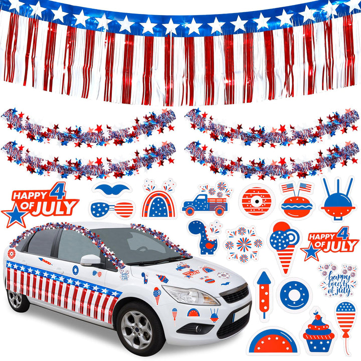 Suncalla front packaging for full 26-piece patriotic kit shows contents and convenience