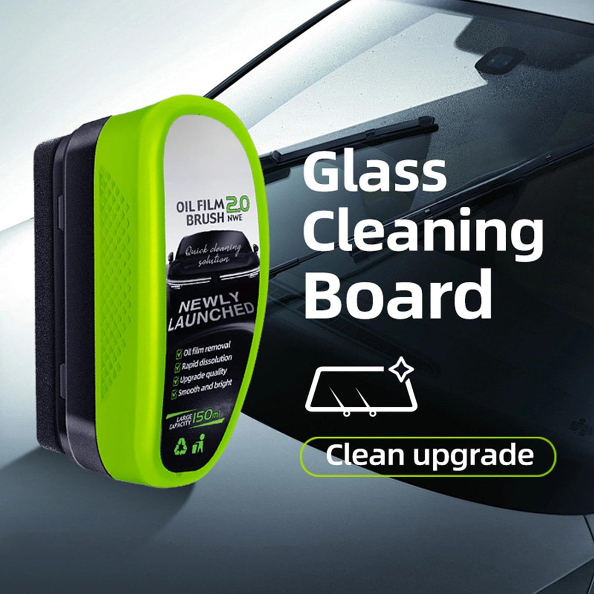 SUNDEER stored in glovebox, convenient access for on-the-go cleaning benefit