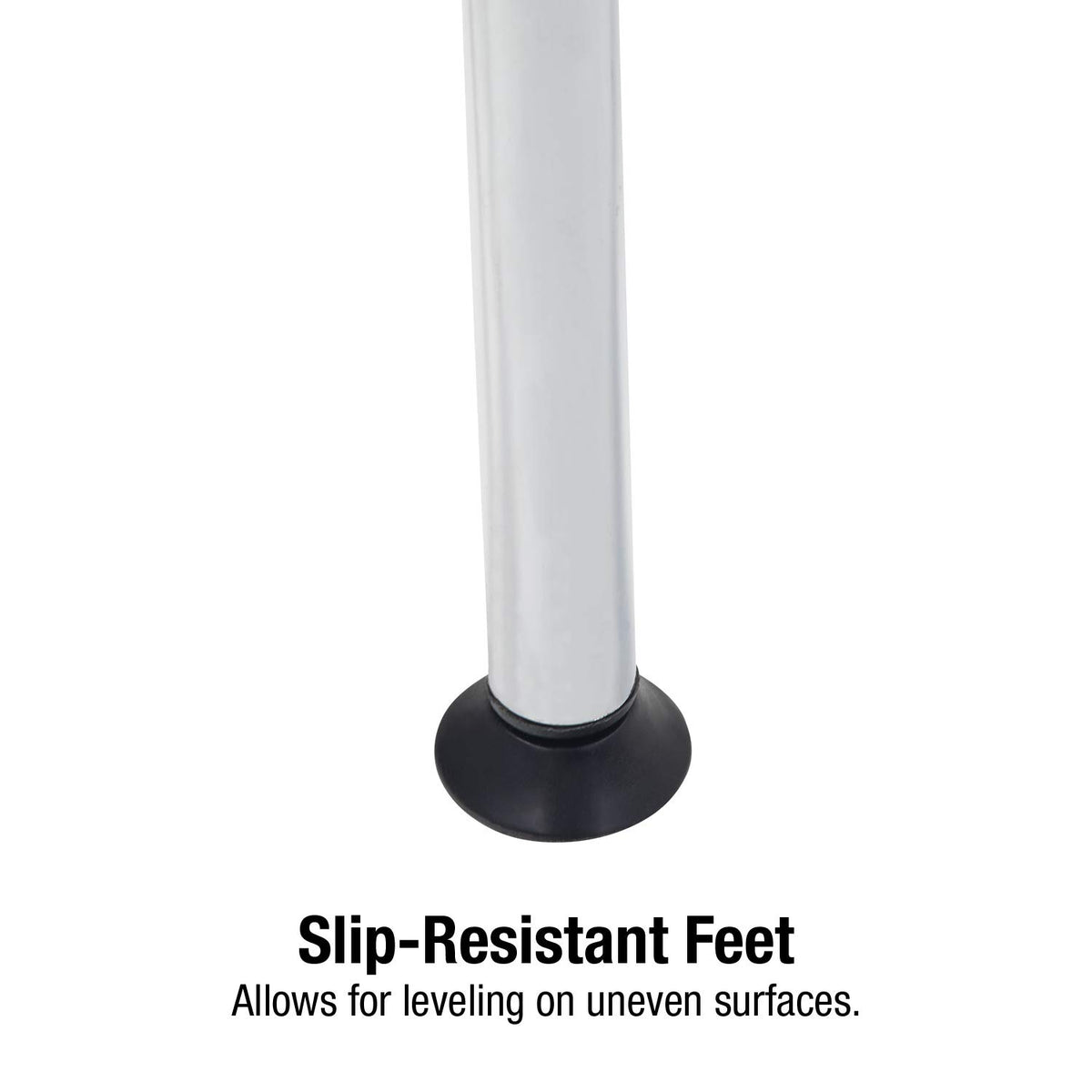 Sunex Tools slip-resistant feet providing stability on uneven floors