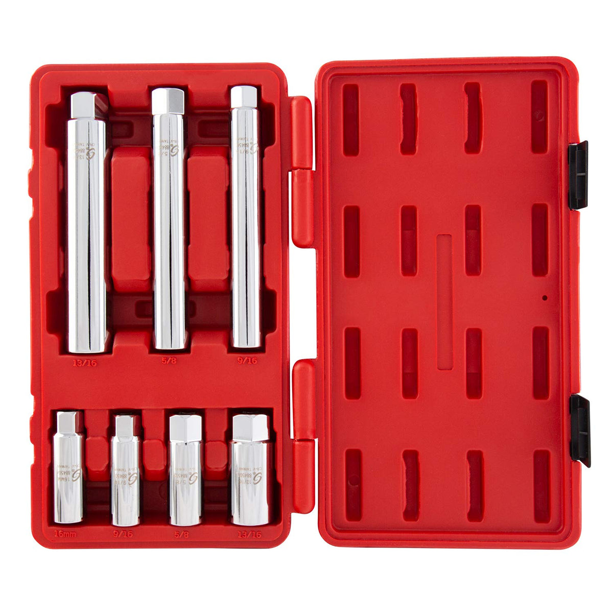 Sunex Tools 8845 front case showing organized sockets and quick access benefit