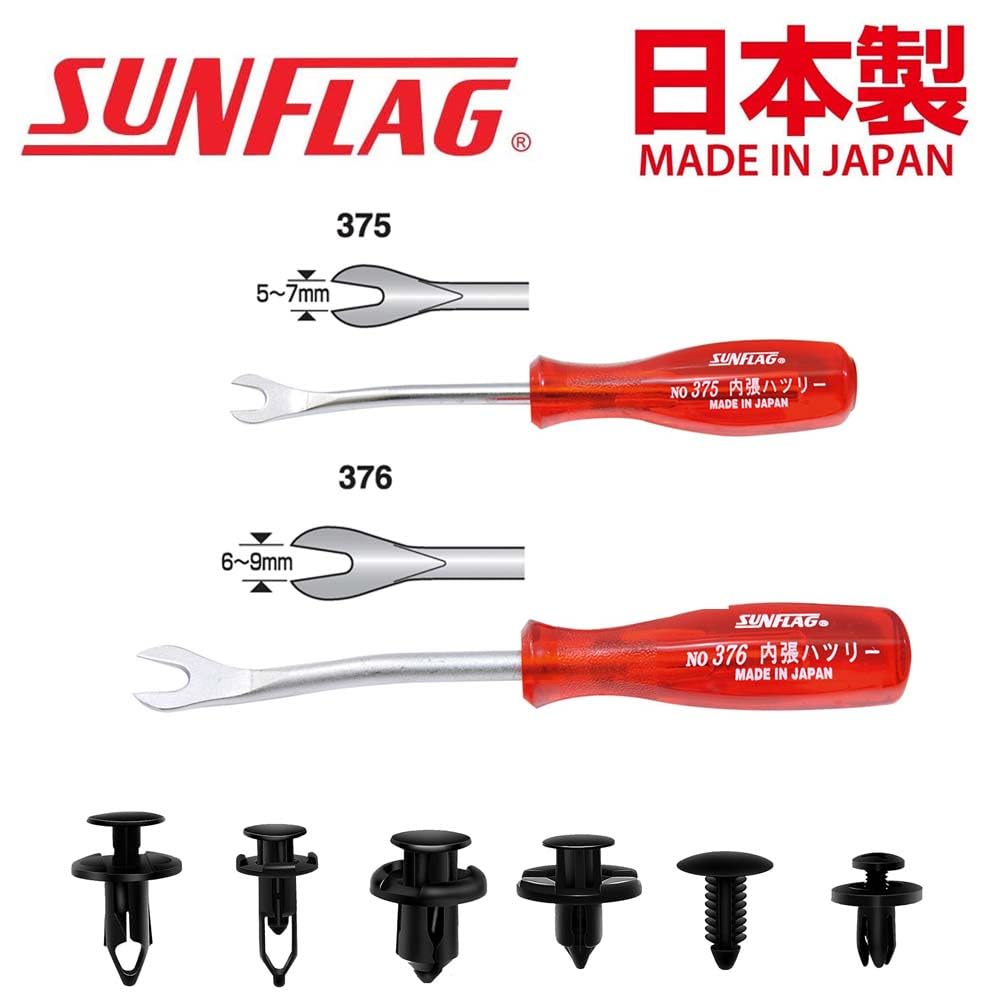 Sunflag angled tip detail demonstrating slender profile for tight-space access benefit