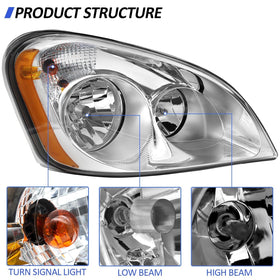 Sunhua close-up of clear polycarbonate lens, resists impact and preserves light output