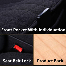 Suninbox washable care label showing easy machine-wash maintenance benefit