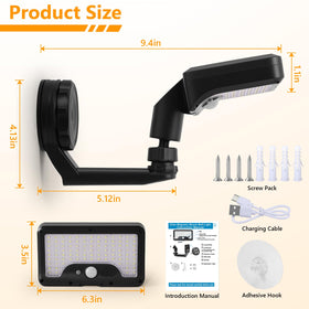 sunlight encounter packaging and accessories layout showing included screws and pads