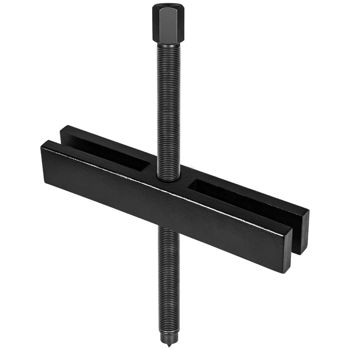 Sunluway 522 close-up of 3/4" forcing screw, shows durable thread strength