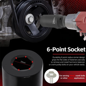 Sunluway 77070 6-point contact detail preventing slippage and bolt rounding