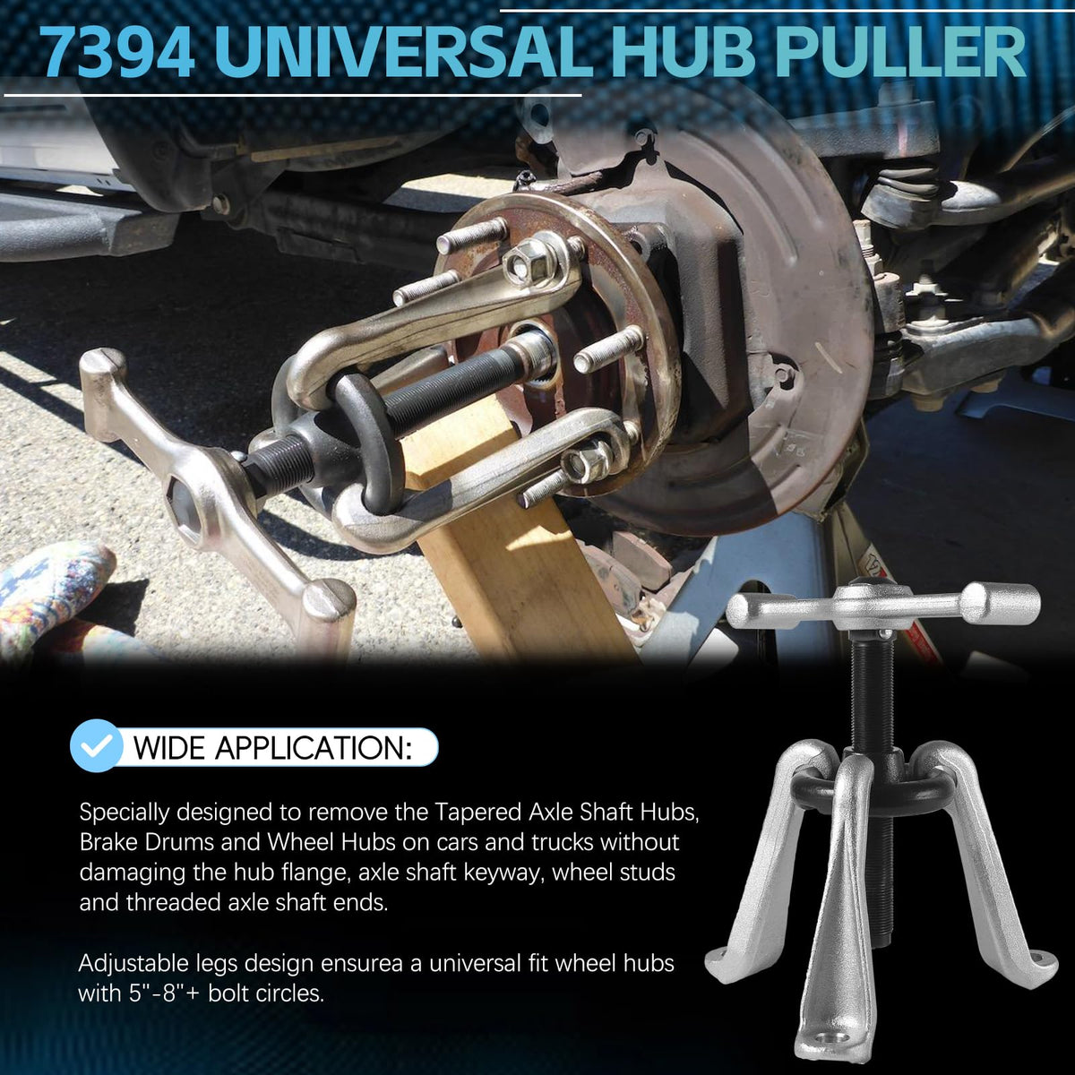 Sunluway drive screw close-up revealing robust thread for high-force pulls