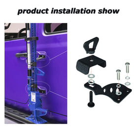 Sunluway Hi-Lift jack secured in mount reducing movement while driving